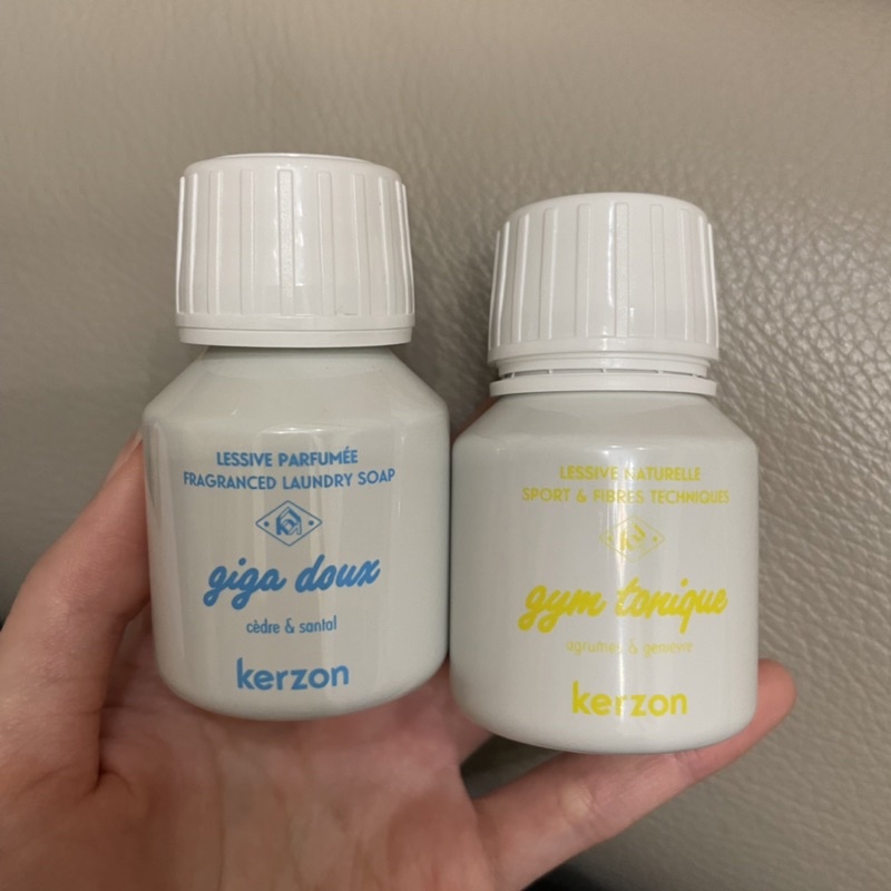 kerzon 香氛洗衣精50ml 檀木/運動衣物專用 合售全新