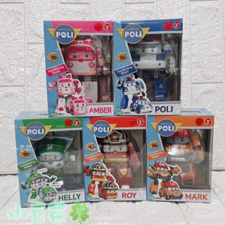 Robocar Poli 新4吋變形玩具 波力系列 安寶 羅伊 赫利 救援小英雄【公司貨】🍀小豆苗