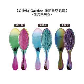 Olivia Garden 奧莉維亞花園 OGD 極光果凍梳 梳子 全髮質 細軟髮 粗硬髮 抗糾結 造型【堤緹美妍】