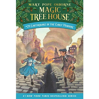 Magic Tree House #24: Earthquake in the Early Morning (平裝本)/Mary Pope Osborne【三民網路書店】