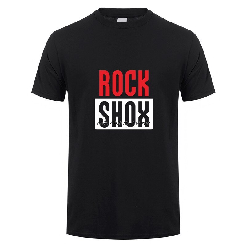 Rockshox Rock Shox T 恤上衣新款時尚短袖山地 MTB Biker Biker T 恤 T 恤