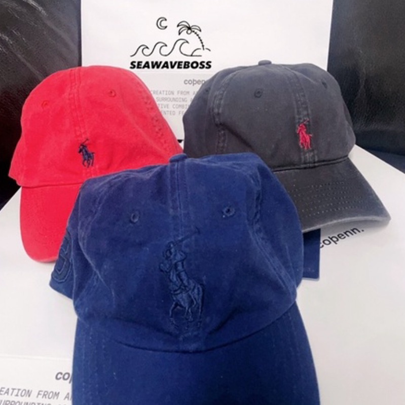 現貨❤️‍🔥Polo Ralph Lauren ❤️‍🔥小馬帽 皮革 皮釦 棒球帽 🧢代購老帽，不定時會有新款