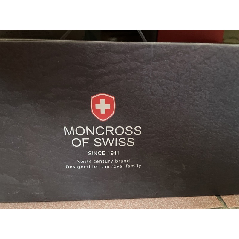 （全新）刀子+剪刀+燉鍋1.4L_瑞士MONCROSS 琥珀典藏三件組_不鏽鋼制