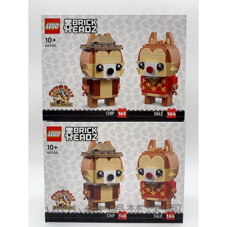 樂高 LEGO 40550 Brickheadz 大頭系列 奇奇與蒂蒂 Chip&amp; Dale 迪士尼