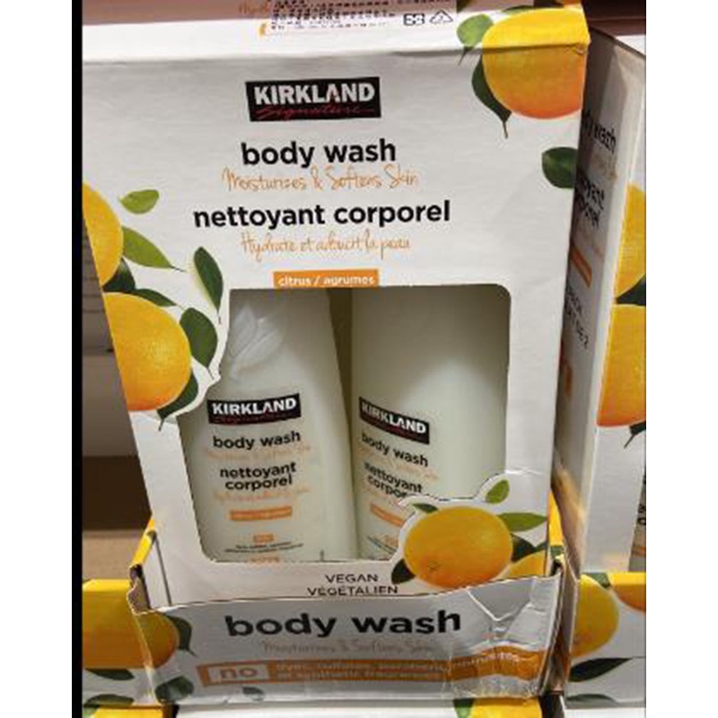 KIRKLAND SIGNATURE 柑橘香沐浴乳 BODY WASH 每瓶800毫升2瓶入 C1366250 蝦皮購物
