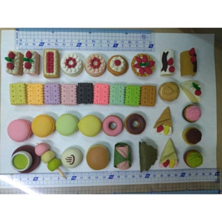 IWAKO 食物 蛋糕甜點 餅乾 和菓子 橡皮擦 擦布 造型橡皮擦