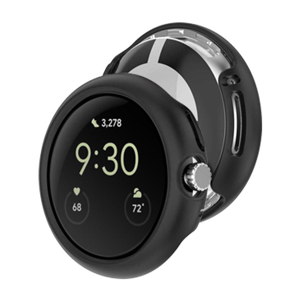 台灣現貨 Google Pixel Watch2 Watch 雙料保護殼 9H玻璃錶面+PC硬殼 蘋果手錶保護殼 錶帶
