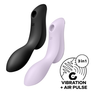 德國Satisfyer Curvy Trinity 2 陰蒂吸吮+震動按摩棒｜十五年保固