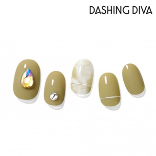 【DASHING DIVA】GLOSS頂級美甲貼 橄欖樹綠 可修剪 免照燈