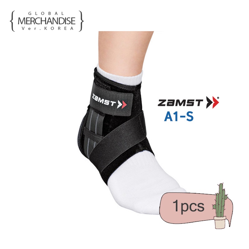 Zamst A1-S 腳踝保護器中型支撐器全腳踝支撐網球高爾夫騎行健身籃球運動