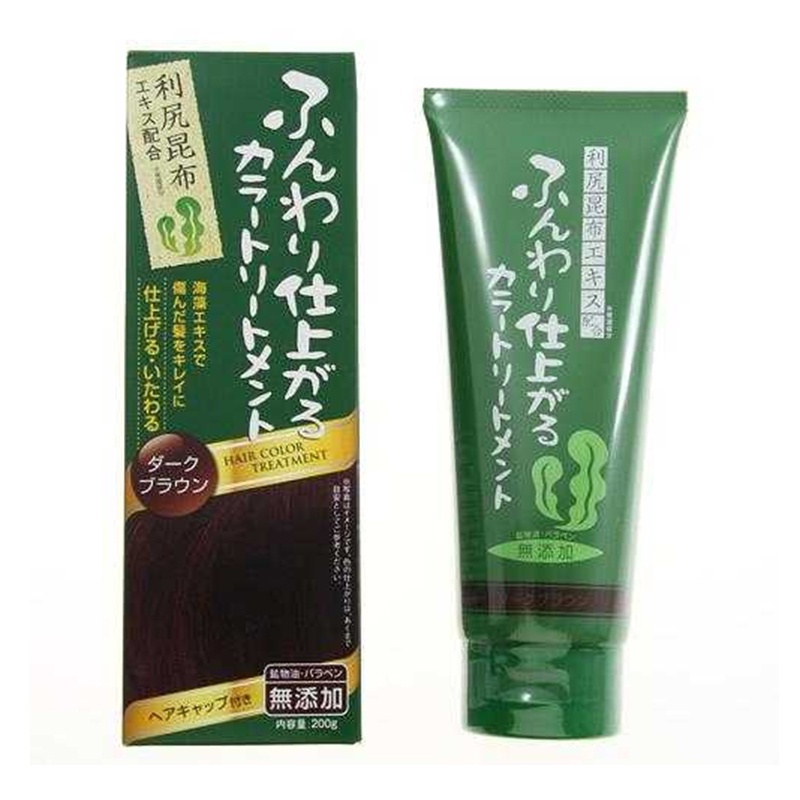 【Sastty】日本利尻昆布染髮膏(深棕色) 昆布染髮