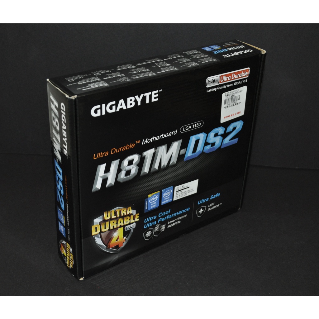 技嘉 GA-H81M-DS2 Rev.3.0 (1150 H81 DDR3 SATA3 USB3.0)非 B85 H97