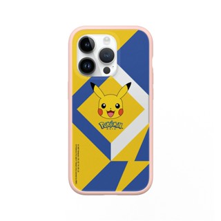 犀牛盾 適用iPhone Mod NX邊框背蓋手機殼∣寶可夢系列/幾何閃電-皮卡丘
