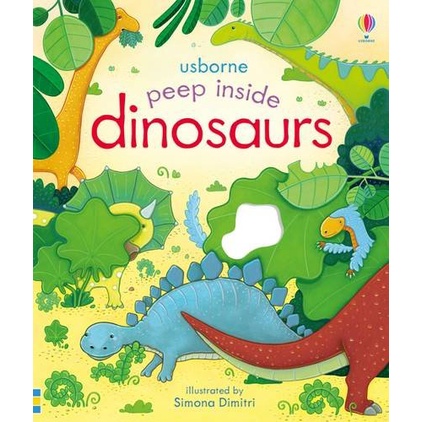 Peep Inside the Dinosaurs (硬頁翻翻書)(硬頁書)/Simona Dimitri【禮筑外文書店】