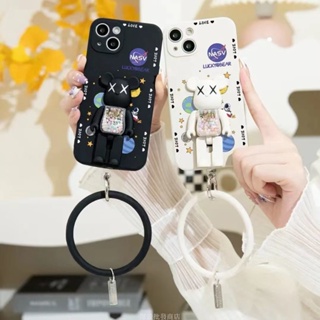 太空人聯名暴力熊支架 手機殼 適用 iPhone xsmax x xs i8 i7 i6 plus se 全包防摔保護殼
