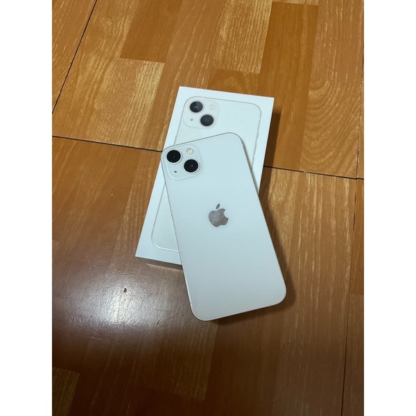 iPhone 13 256G白色 一手女用機 （用不到一年，無傷附殼，電池健康度92）