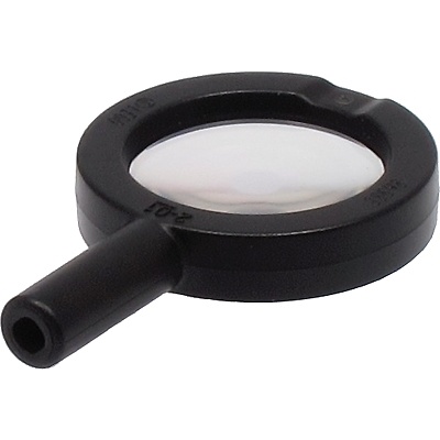 Lego 樂高 黑色 人偶配件 放大鏡 Magnifying Glass Lens 10830 38648c01