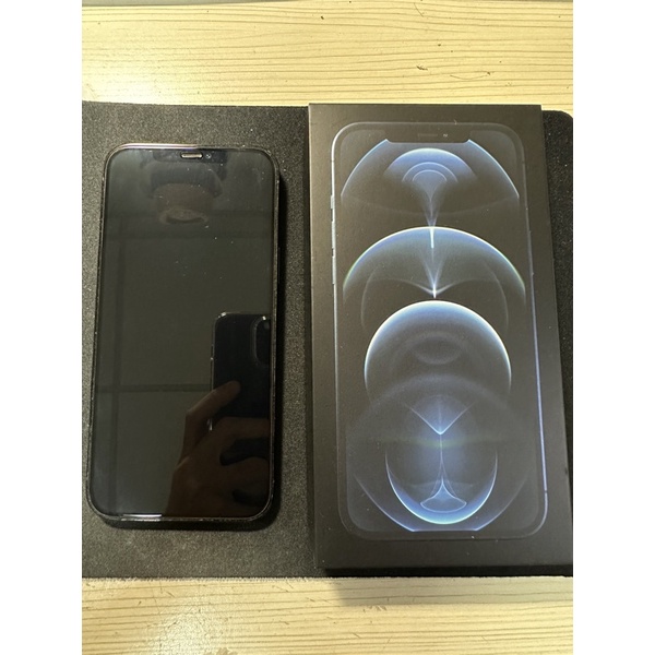 Apple iPhone 12 Pro Max 256G 太平洋藍(含盒、保護貼）