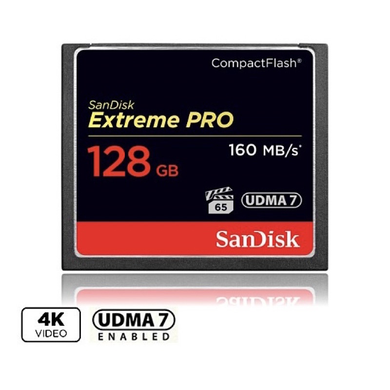 SanDisk Extreme Pro 128GB CF卡 160Mb/s 記憶卡 全新盒裝免運