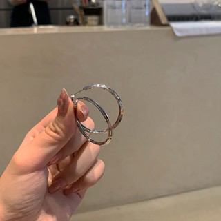 時尚耳圈環狀耳環簡約個性小眾設計感飾品