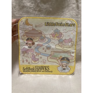 日本限定 三麗鷗 Sanrio 雙子星kikilala 手帕 小方巾
