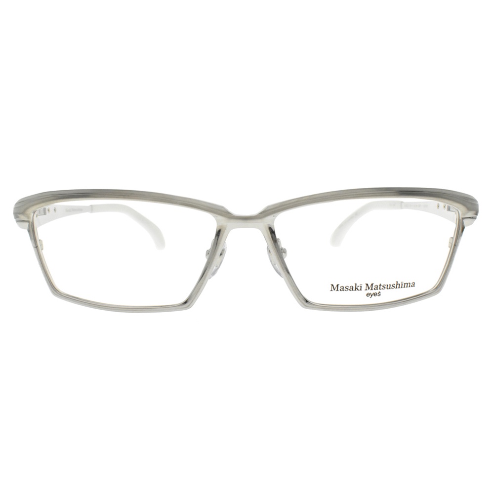 Masaki Matsushima 鈦光學眼鏡 MF1258 C1 方框款 眼鏡框 - 金橘眼鏡