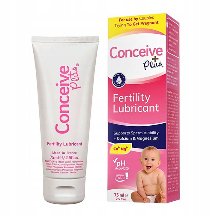 備孕專用 助孕潤滑劑 Conceive Plus 75ml 法國品牌