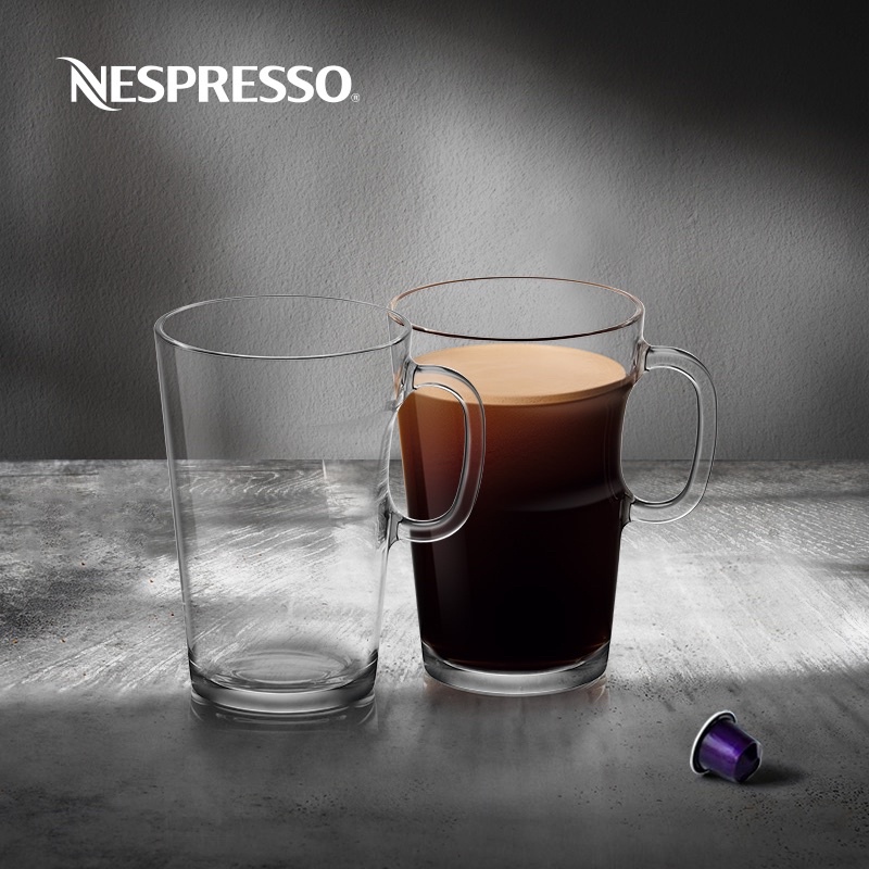 【Nespresso】VIEW Mug 玻璃咖啡杯 2入組