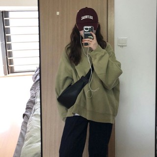 【羊城故事】 大學t ins 風衣服 長袖上衣 下半身失蹤大學t oversize 大學t 情侶裝 ins 風衣服 衣服