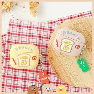 Romane Brunch Brother AirPods 3 矽膠保護套 繪畫吐司 ✈95point✈