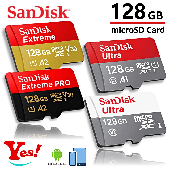 【Yes！公司貨】SanDisk Extreme PRO Ultra A1/A2 microSD 128G/GB 記憶卡