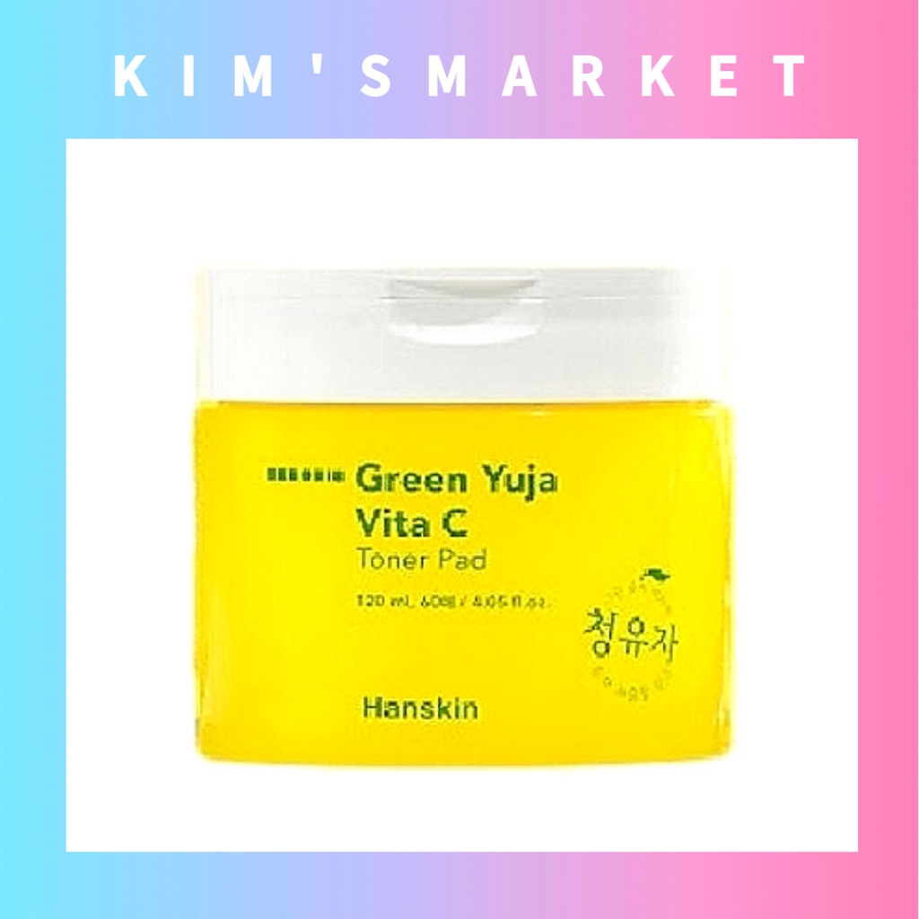 ✨HANSKIN✨(60p) Green Citrus Vita C Toner Pad / 韓國化妝品 韓國護膚品
