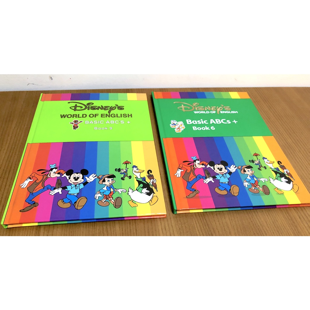 寰宇迪士尼美語DISNEY'S WORLD OF ENGLISH BASIC ABC's 6.9 共2本