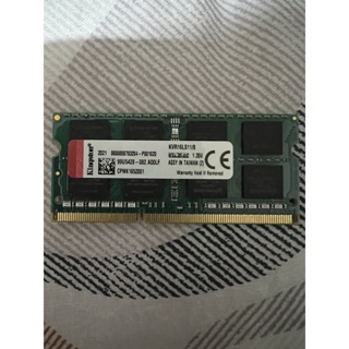 金士頓DDR3 1600 8G 筆記型電腦記憶體 KVR16LS11/8 低電壓版