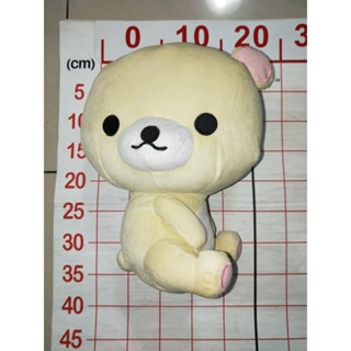 【二手衣櫃】拉拉熊娃娃 白色拉拉熊坐姿娃娃 Rilakkuma 拉拉熊玩偶 拉拉熊娃娃 懶懶熊 牛奶妹 1111108