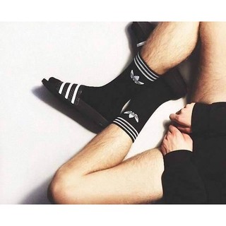 南🔥2022 11月 ADIDAS SOLID CREW SOCK 三葉草 襪子 黑S21490 白S21489 男女