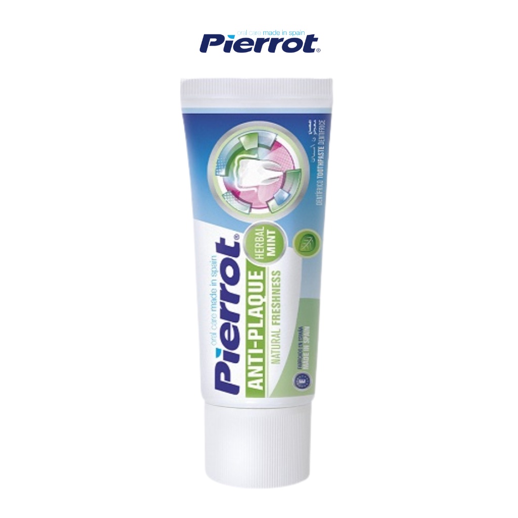 Pierrot 抗牙菌斑牙膏有助於美白牙齒有效防止蛀牙 30ML