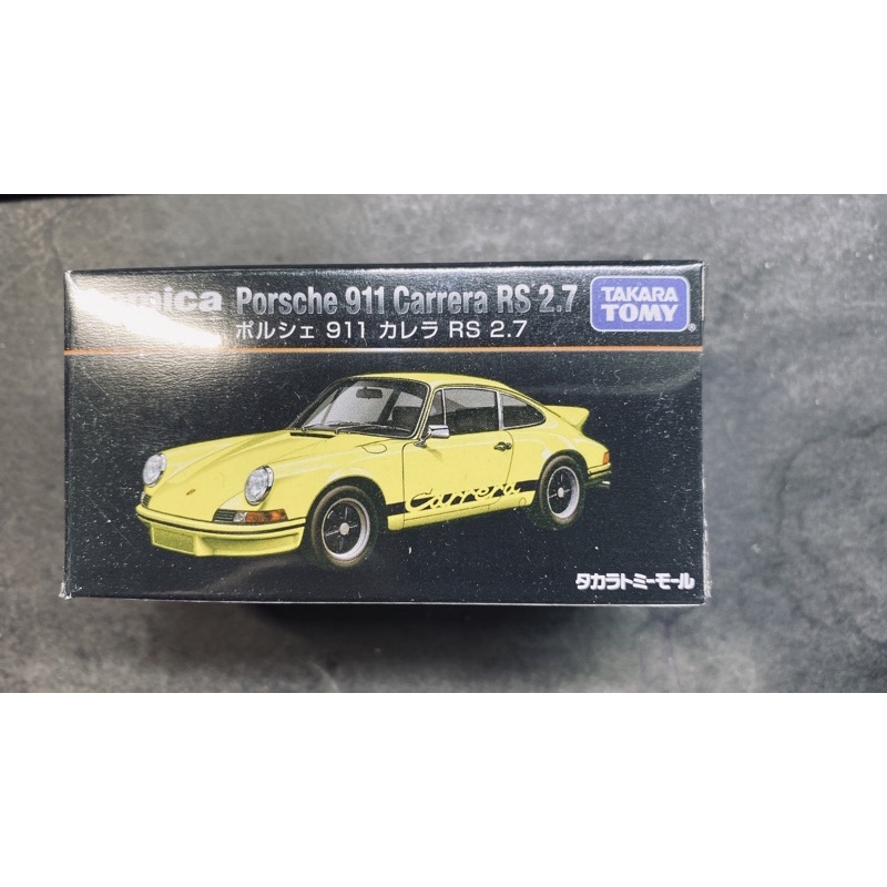 ☆日本專賣車款 TOMICA Premium 多美小汽車 無碼  911 Carrera RS 2.7 黑盒☆
