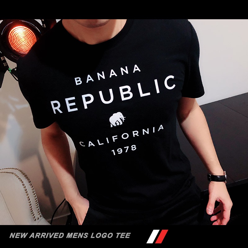 Banana Republic男士新款休閒短袖T恤純棉打底衫