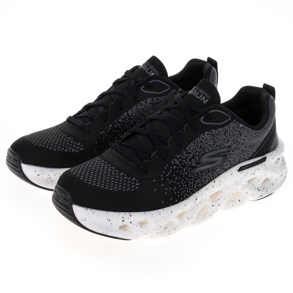 SKECHERS 慢跑鞋 男慢跑系列 GO RUN SWIRL TECH - 220547BLK