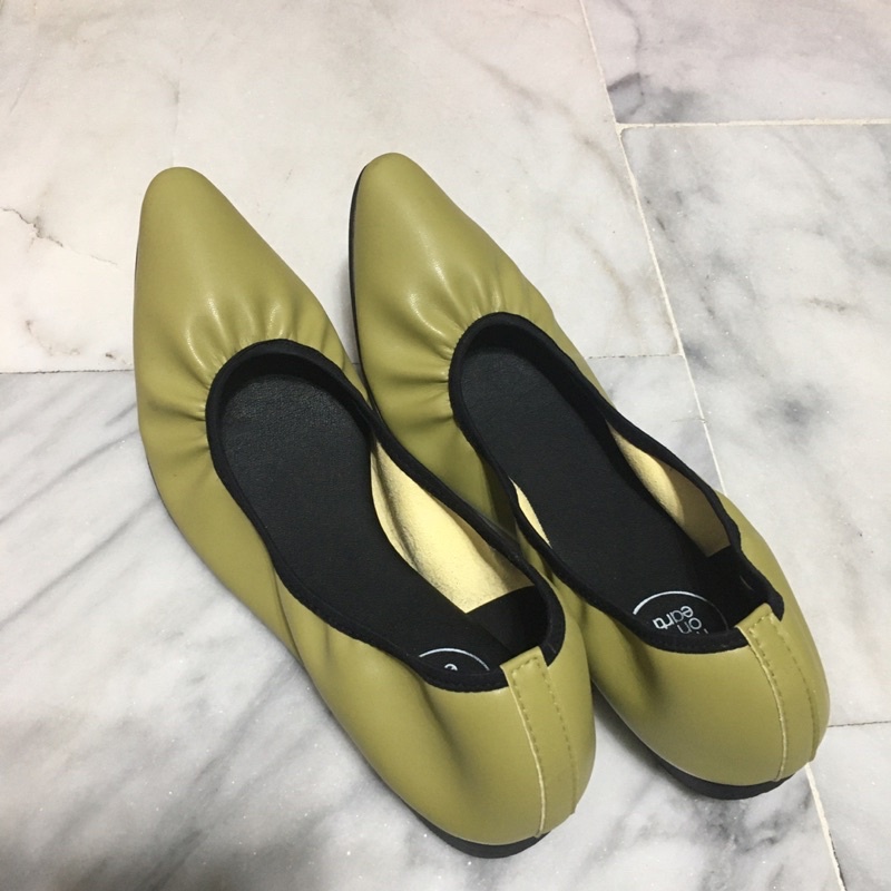 SM-Shoe Master酪梨綠娃娃鞋-38