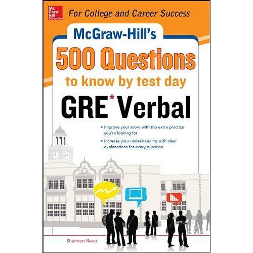 McGraw-Hill's 500 GRE Verbal Questions to Know by Test Day / Shannon Reed eslite誠品