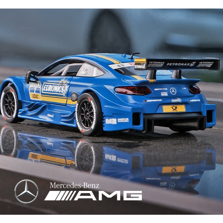 阿莎力 1/32 組裝式 賓士 C63 AMG 正版 1:32 合金車