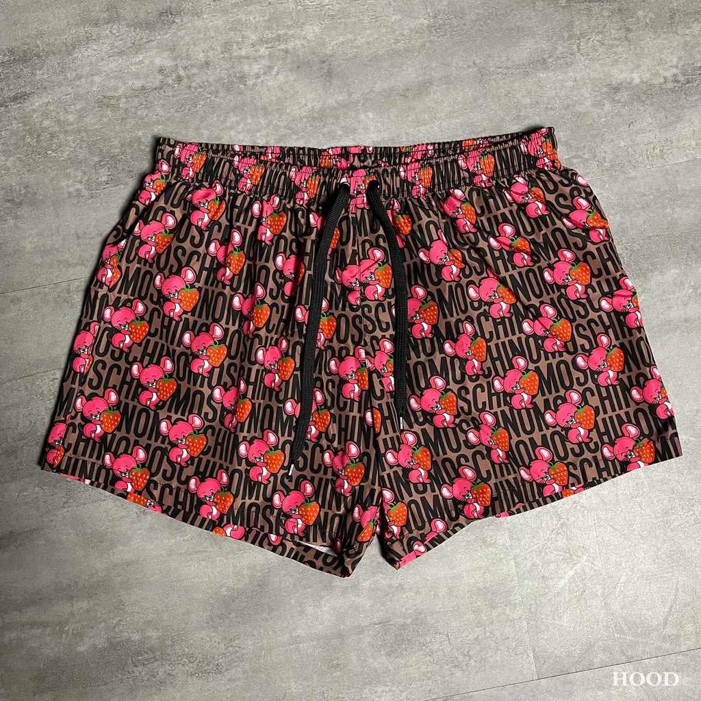 【HOOD】MOSCHINO COUTURE 草莓鼠海灘褲