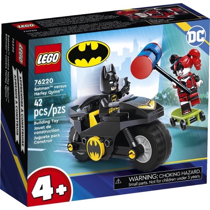 LEGO 樂高 76220 SUPER HEROES 蝙蝠俠對決小丑女