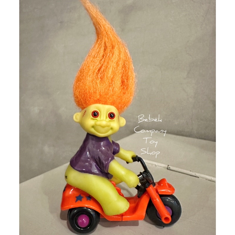 美國古董玩具 🇺🇸稀有 VTG troll trolls 萬聖節 殭屍 科學怪人 醜娃 幸運小子 巨魔娃娃 玩具 腳踏車