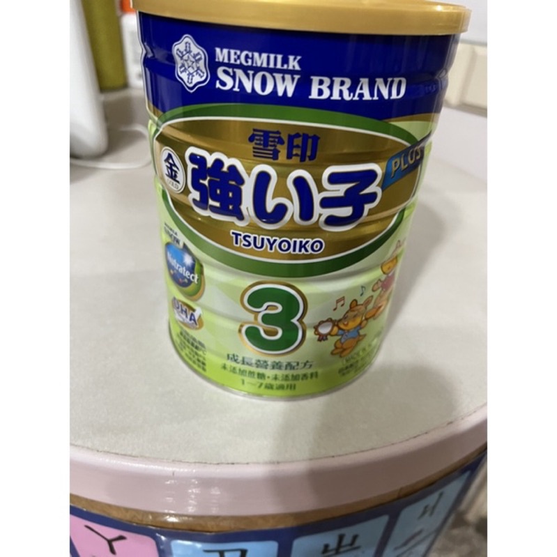 日本雪印奶粉3號金plus，900g_未開封
