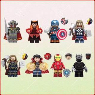 MARVEL 拼裝公仔玩具漫威英雄系列博士 雷神奇異模型玩具