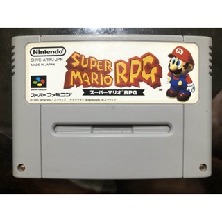 現貨土城正版SFC遊戲超級任天堂超任日版卡帶日版~超級瑪莉歐RPG（SUPER FAMICOM）