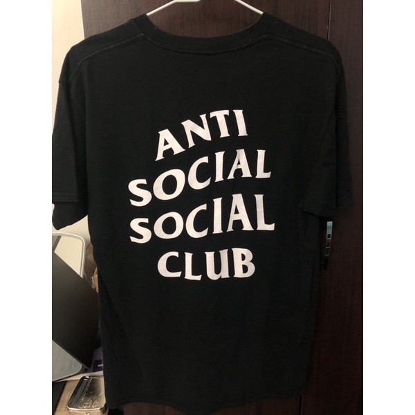 ASSC ANTI SOCIAL SOCIAL CLUB黑色短袖T恤